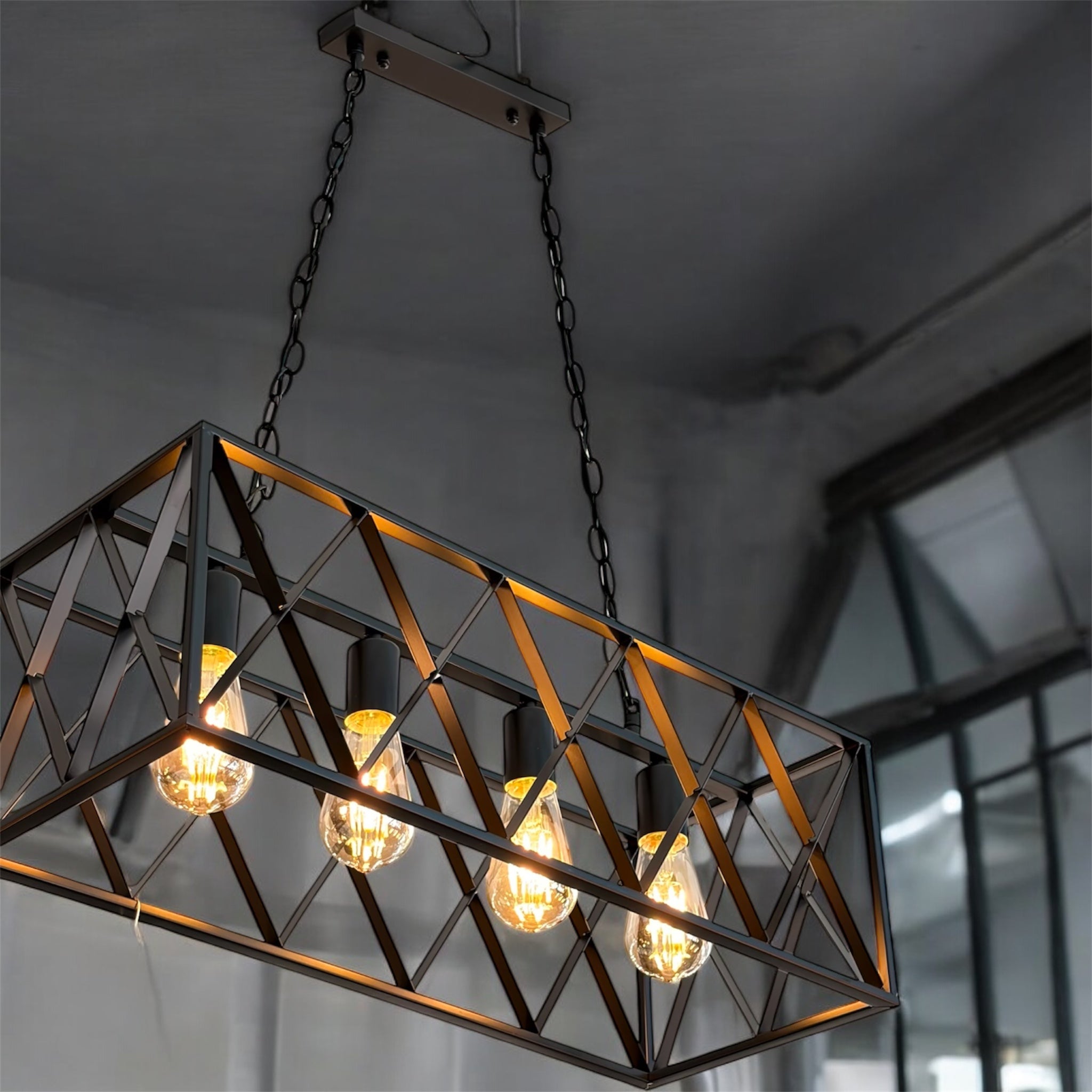 Τετράφωτο κρεμαστό φωτιστικό OEM