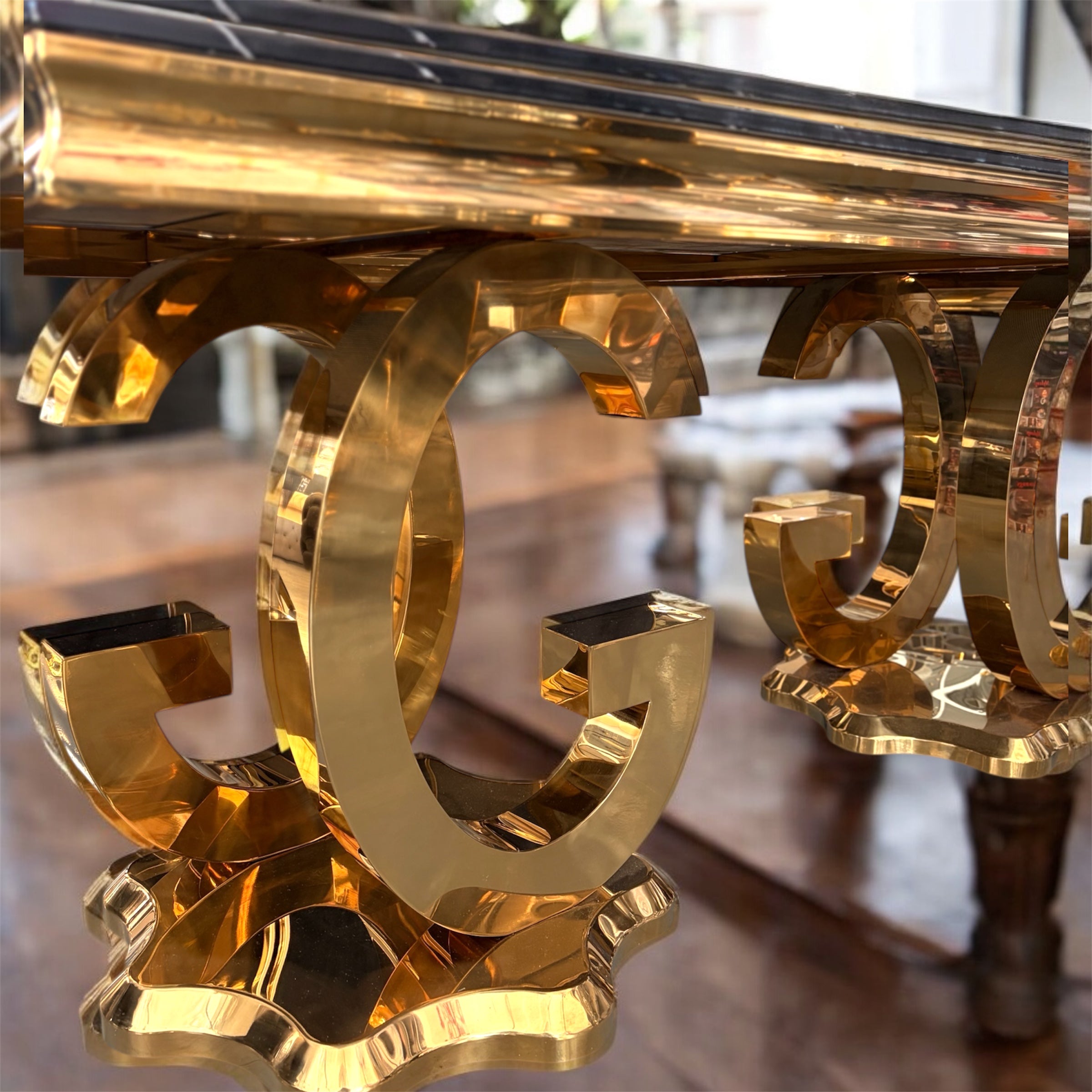 Τραπεζαρία σαλονιού μαρμάρινη GG