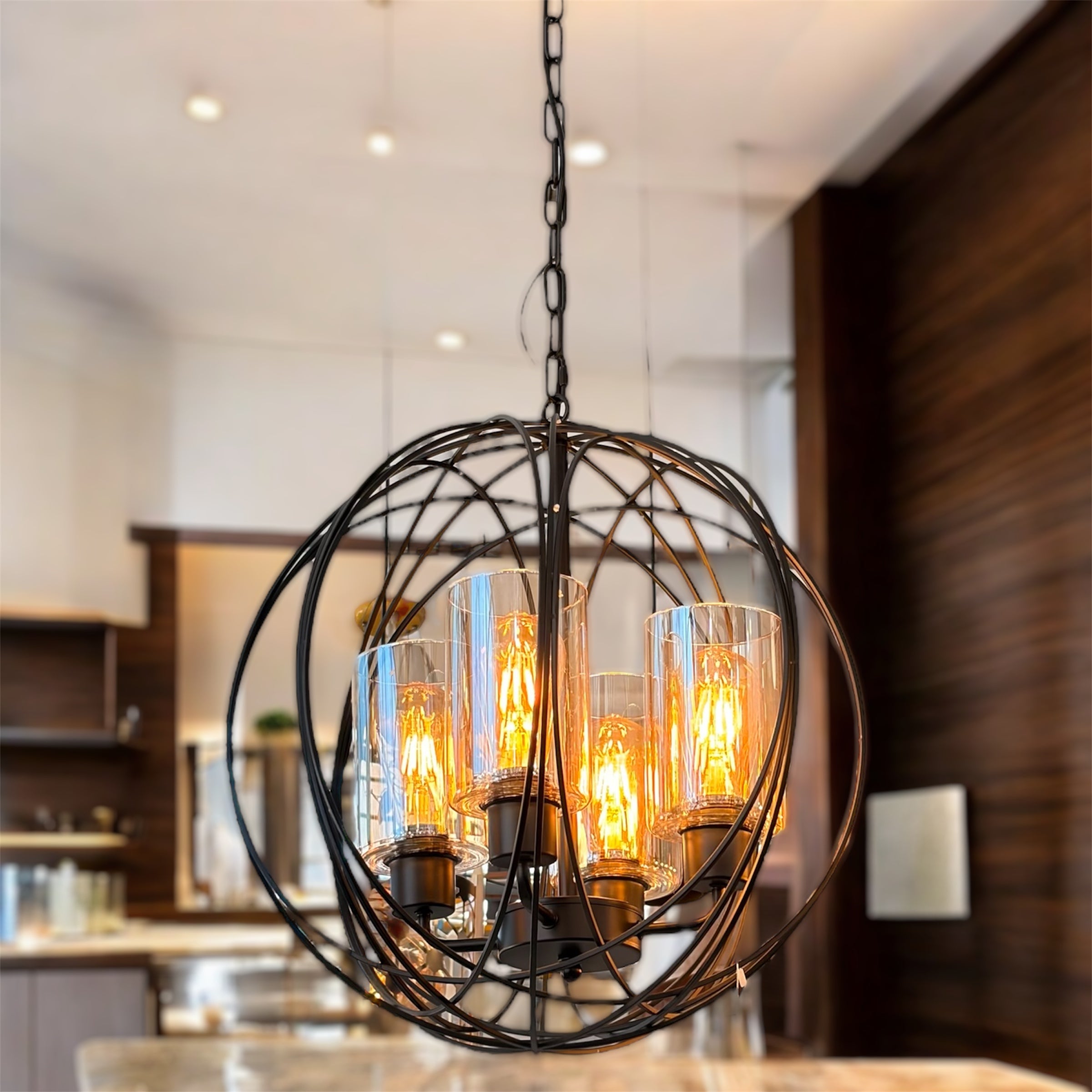 Τετράφωτο κρεμαστό φωτιστικό οροφής OEM