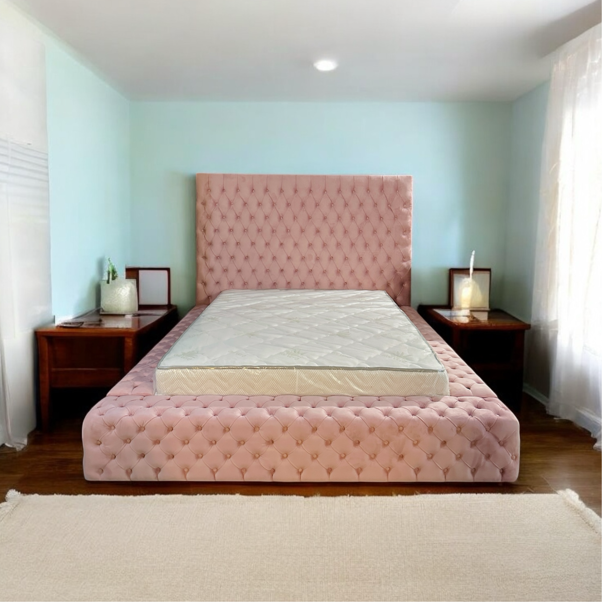 Κρεβάτι AKTIVA SQUARE υφασμάτινο OEM