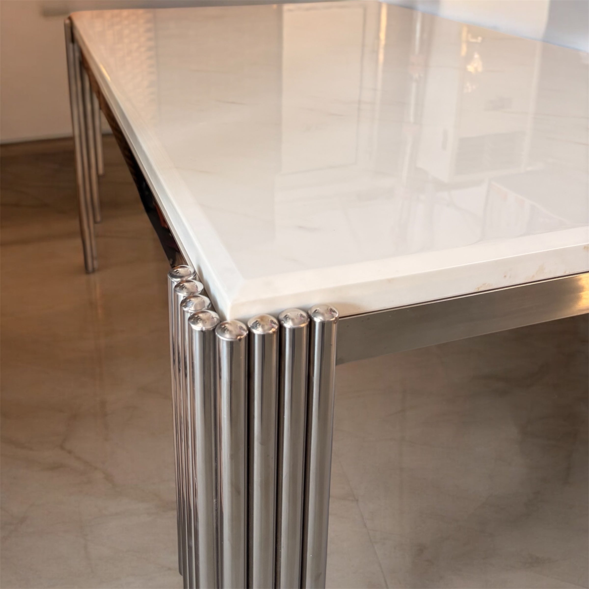 Τραπεζαρία σαλονιού μαρμάρινη