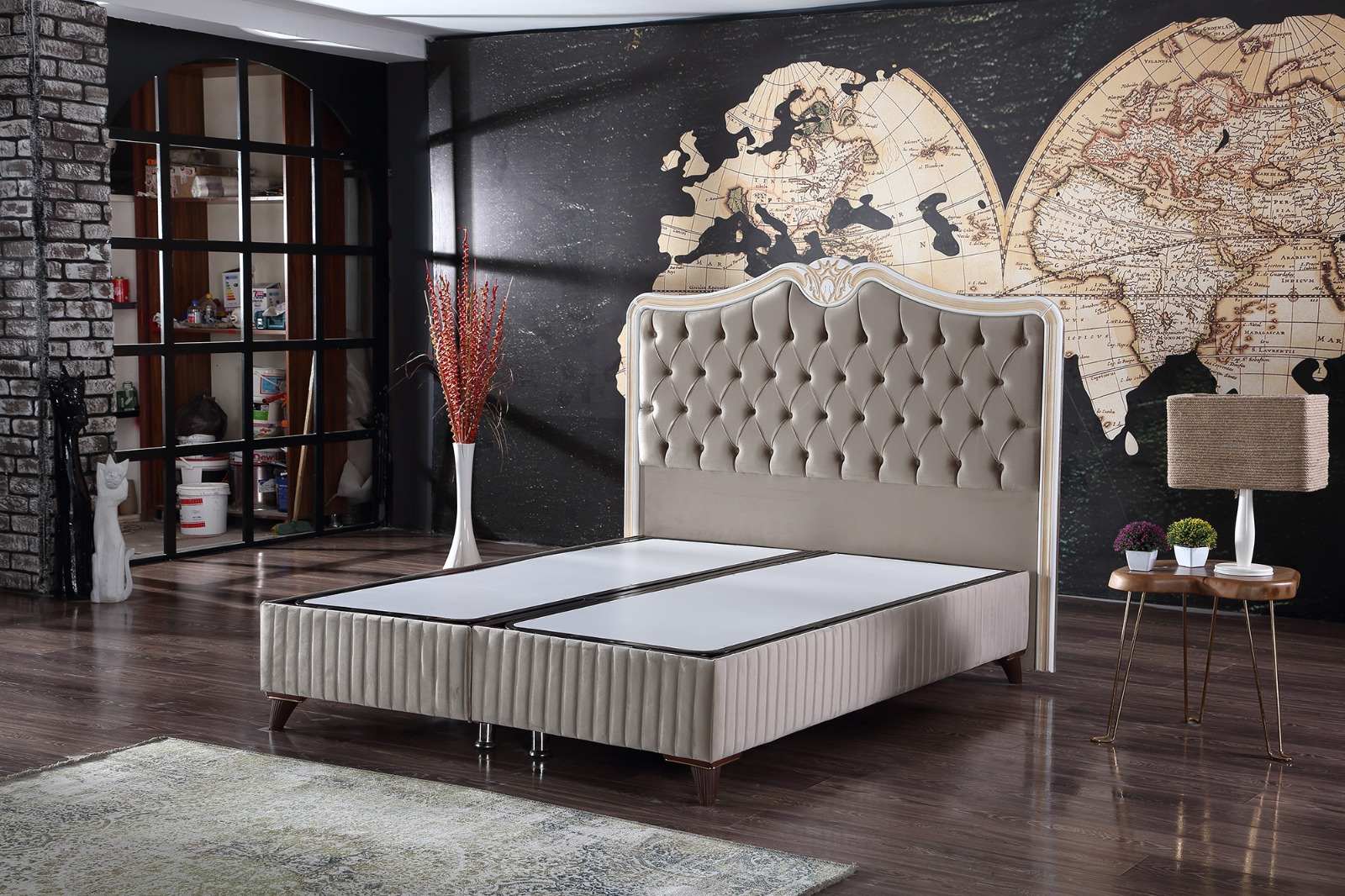 Κρεβάτι VALURA υφασμάτινο OEM