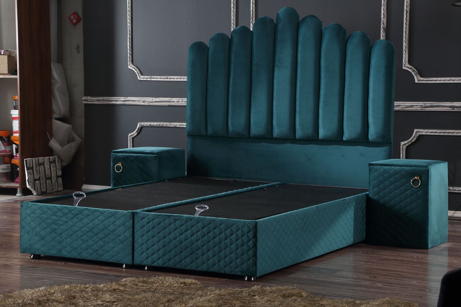 Κρεβάτι CATANIA υφασμάτινο OEM