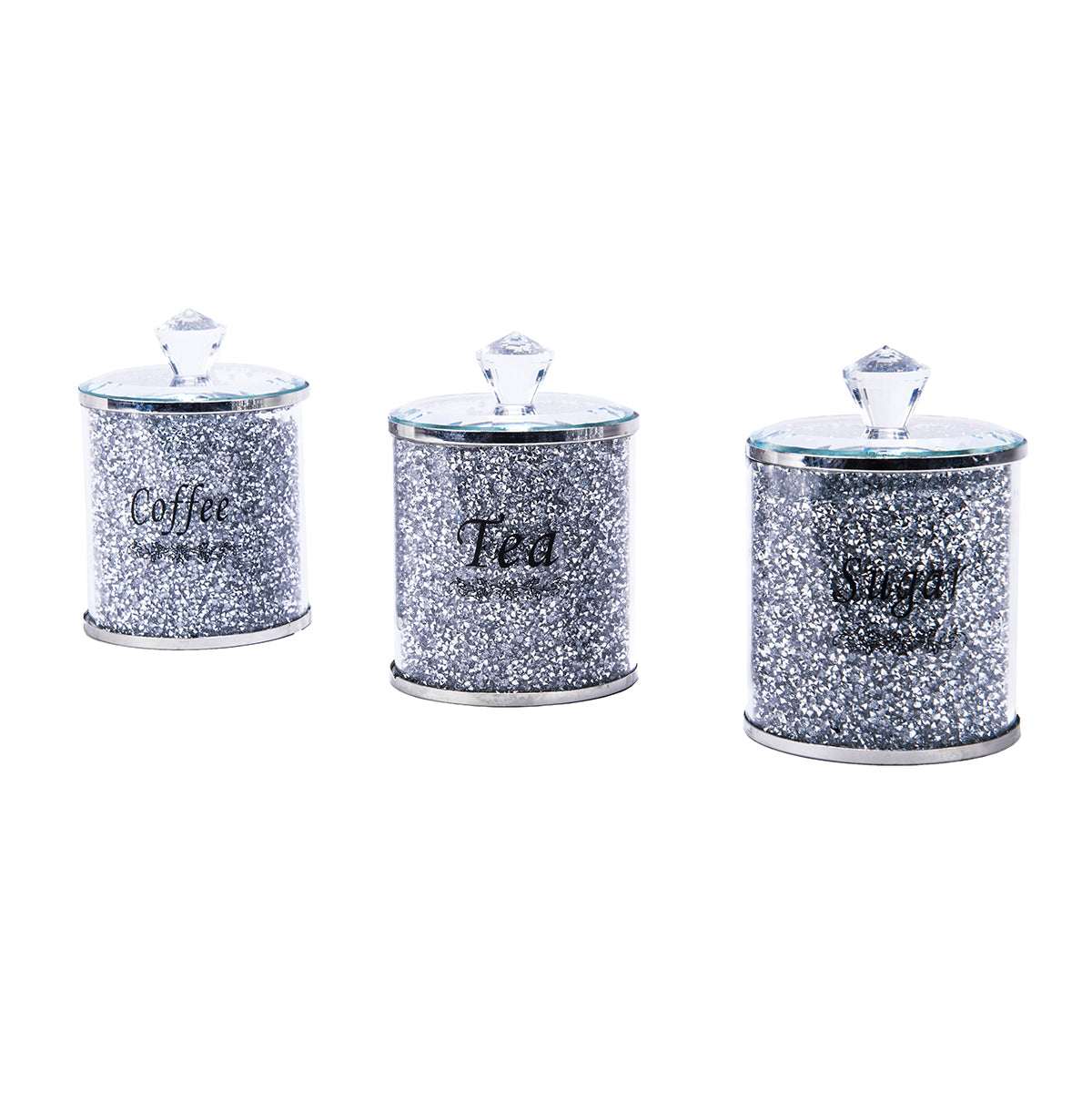 Σετ ζαχαρη καφε τσαι luxury με στράς OEM