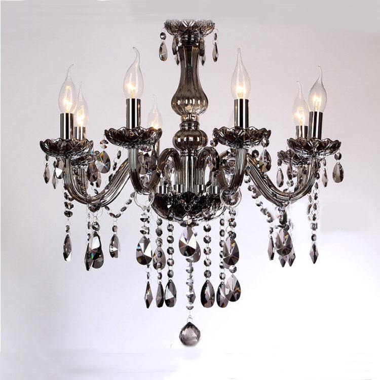 Πολυέλαιος 6 φώτα luxury γκρι χρώμα OEM - GVMarket