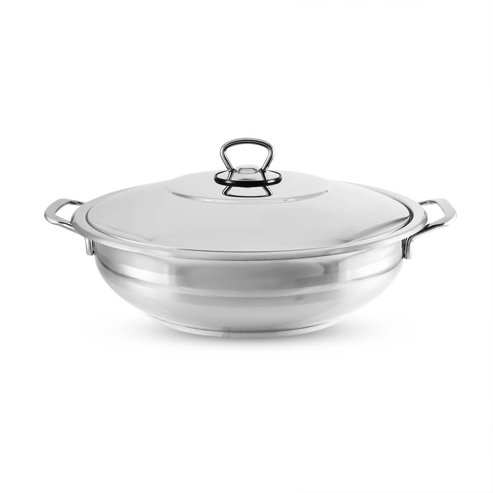 Ταβάς-ημίχυτρα από ανοξείδωτο ατσάλι 30 cm OEM