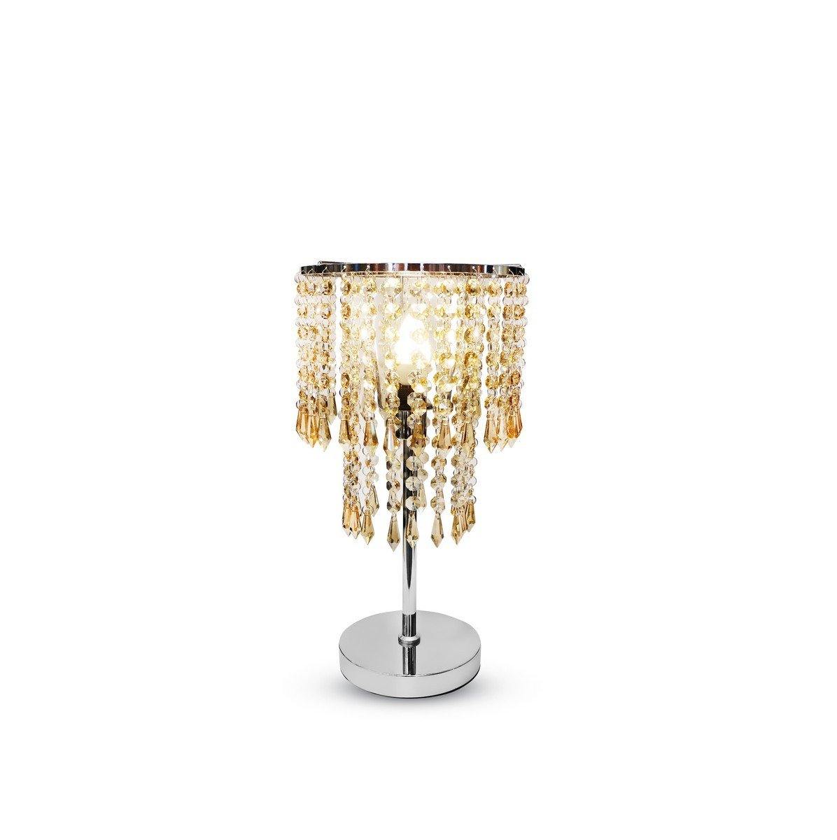 Λαμπατέρ επιτραπέζιο luxury με πέτρες σαμπανιζέ OEM - GVMarket