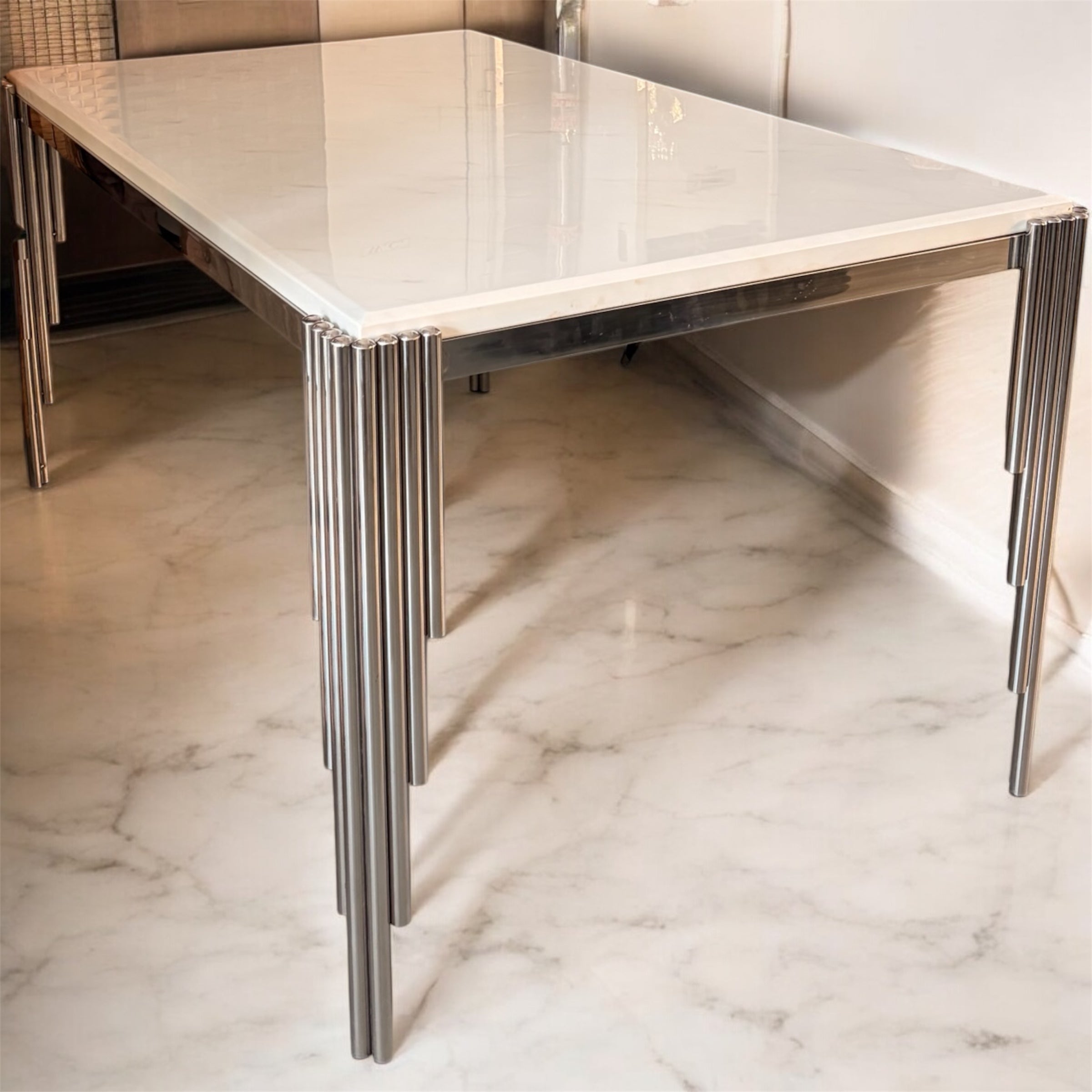 Τραπεζαρία σαλονιού μαρμάρινη