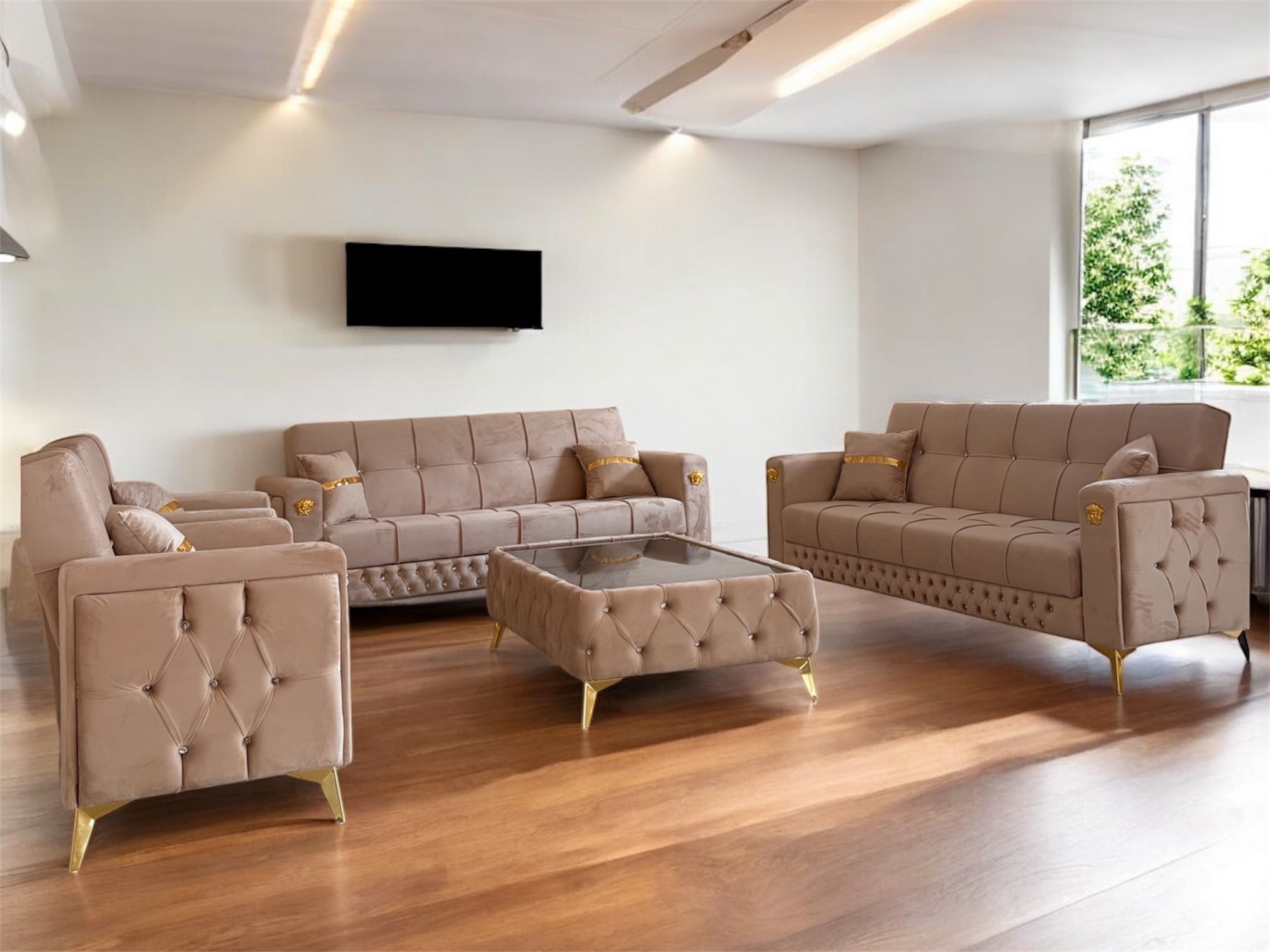 Σαλόνι MAGIC βελούδινο 3+3+1+1