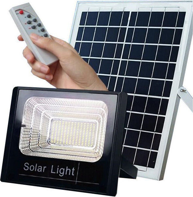 Αυτόνομος Ηλιακός Φωτοβολταϊκός Προβολέας FINEBLUE LED 100 Watt IP 67 με τηλεχειριστήριο FB-8880