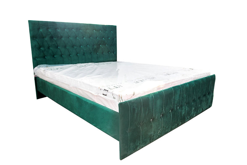 Κρεβάτι διπλό GV βελούδινο αλέκιαστο με στρώμα  160*200 εκ. OEM